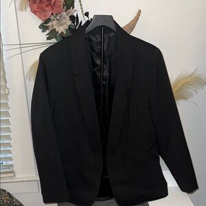 Classic Black Women’s Blazer - Tailored Shawl Collar